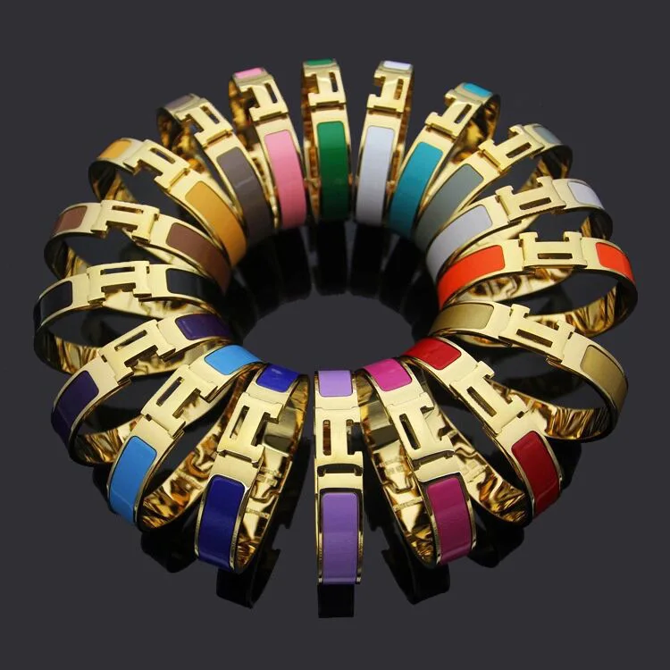 

Hot Sale Popular Jewelry Lovers Bracelets Letter H Charm Bangle Bracelet