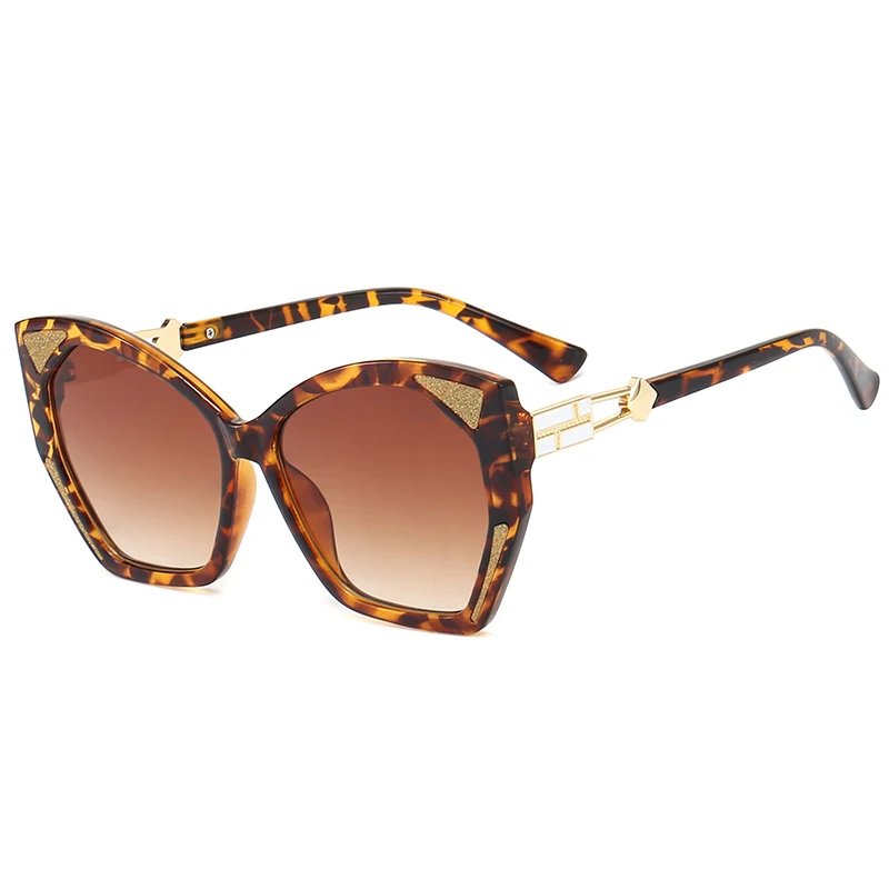 

Retro Oval Cat Eye Sunglasses Women Trendy Personality Diamond Vintage Sun Glasses Street Shooting Shades Glasses Lentes De Sol