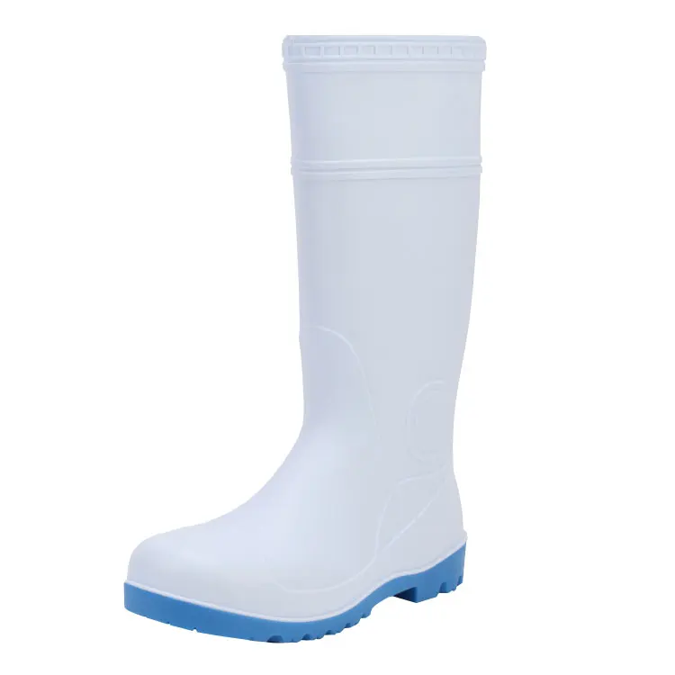 

Food industry White fashion safety boots for foodstuffs PVC water resistant rain boot, Requirement