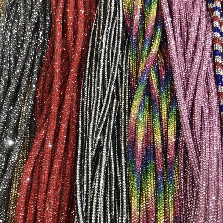 Colorful Diamond Rope,Rhinestone Rope Hose Glittering Decoration ...