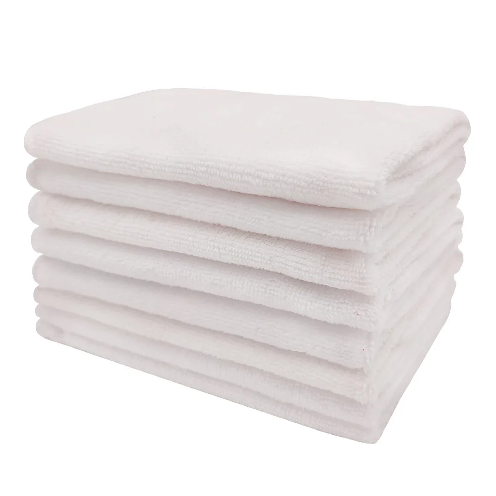 

Microfiber Cleaning Towel  250GSM White Color 8 PIECES All Purposes Cleaning Hand & Machine Washable Steady Never Fading