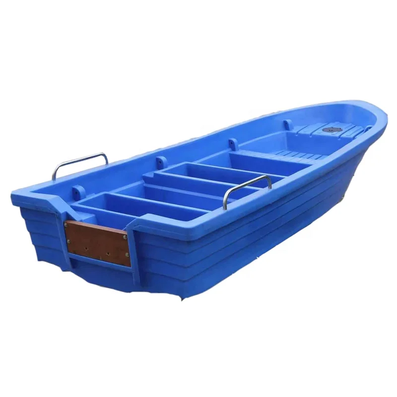 

5.3M Blue PE Plastic Cruising Boat Polyethyiene Rescue Boat Rigid Hull Outboard Motor