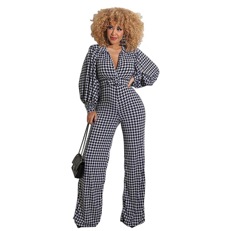 

KUYA Causal Elegant Onesie Women Clothing One Piece Rompers Plus Size Jumpsuit