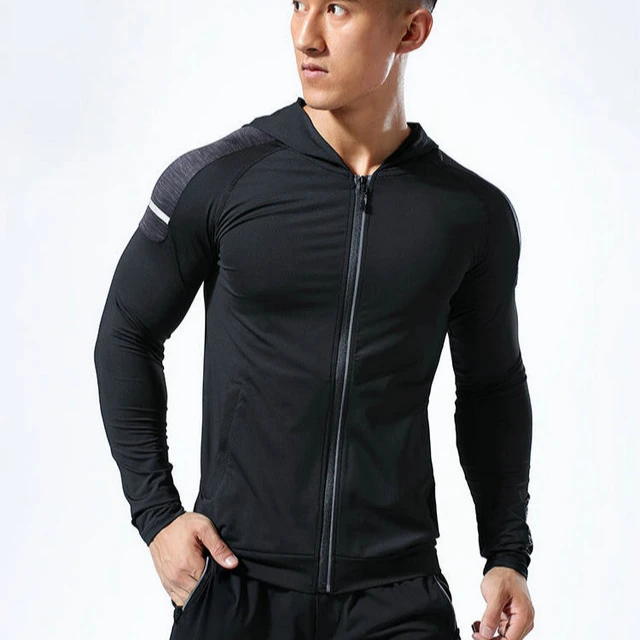 

Wholesale slim fit Gym Sportswear Fitness Wear Men Sport Workout Training Clothing, 2 colors