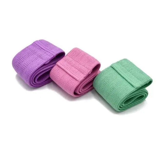 

Elastic Fabric Glute Bands Hip Circle Resistance Band Booty Bands Custom Logo, Optional