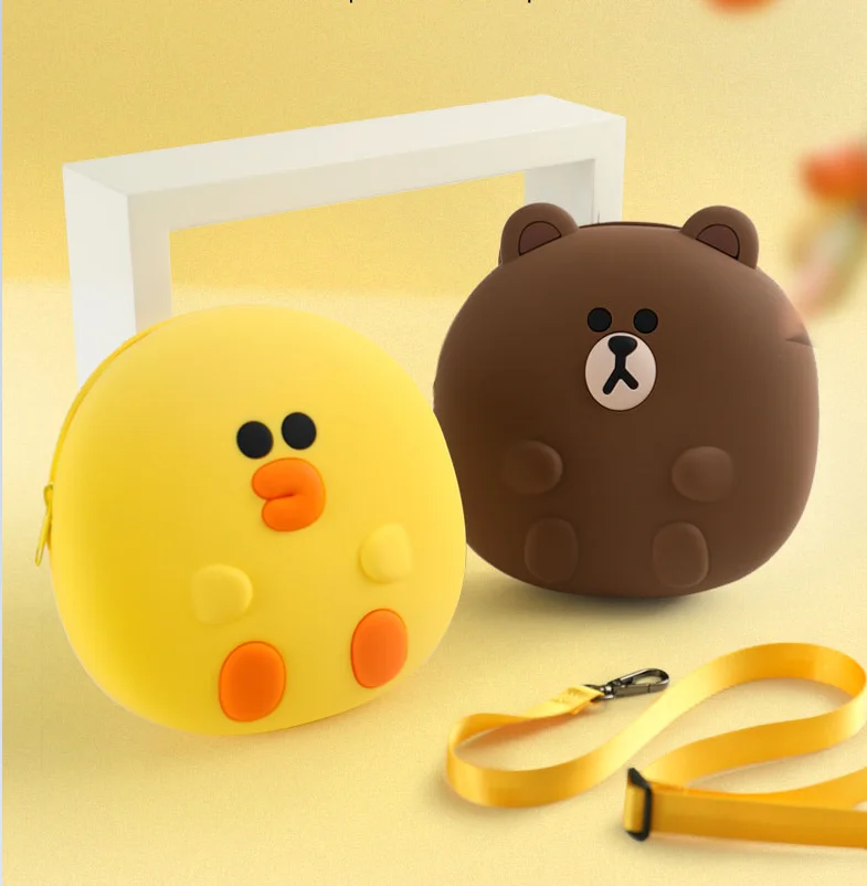 

LINEFRIENDS Silicone backpack jelly bag