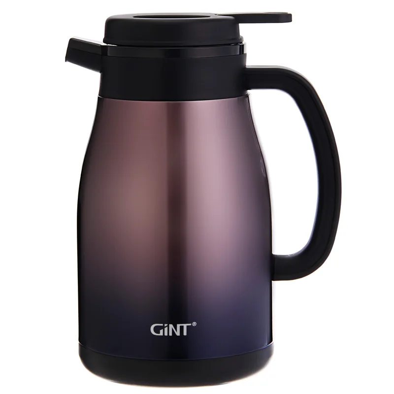 

GiNT 1.3L Fashion Style Good Quality Vacuum Flask Thermal Bottles Tea Pots Insulated Coffee Pot for Drinking, Customized colors acceptable