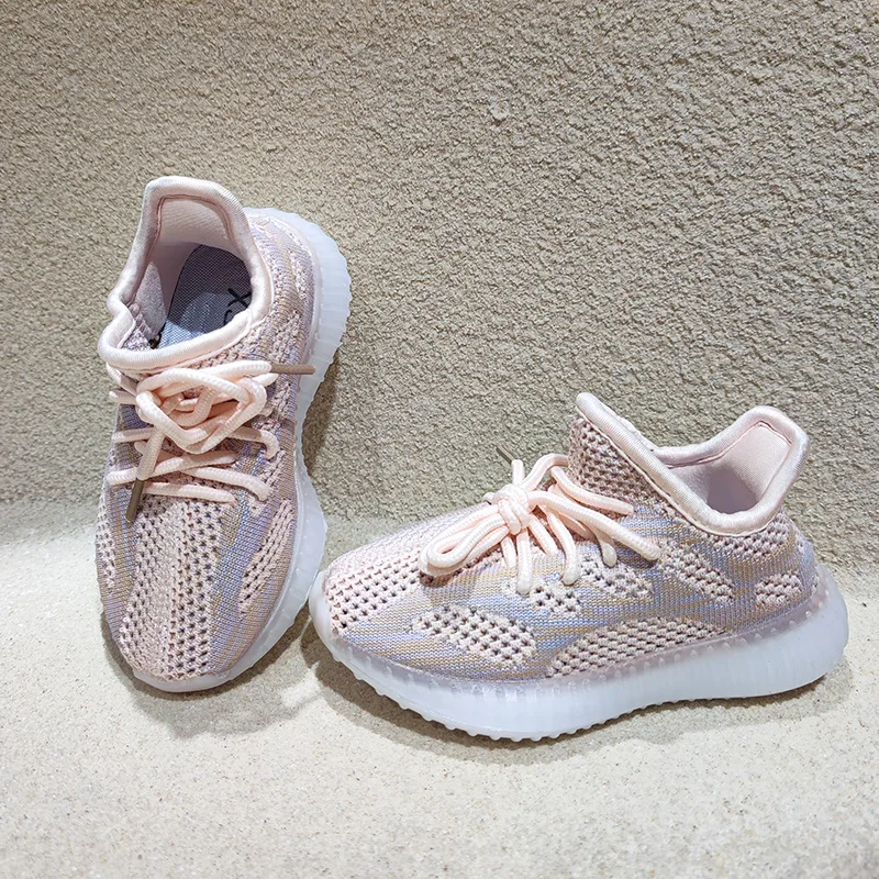 

China Factory Wholesale yeezy 350 Unisex Shoes Winter Child New Boys And Girls Casual Kid Sport Shoes