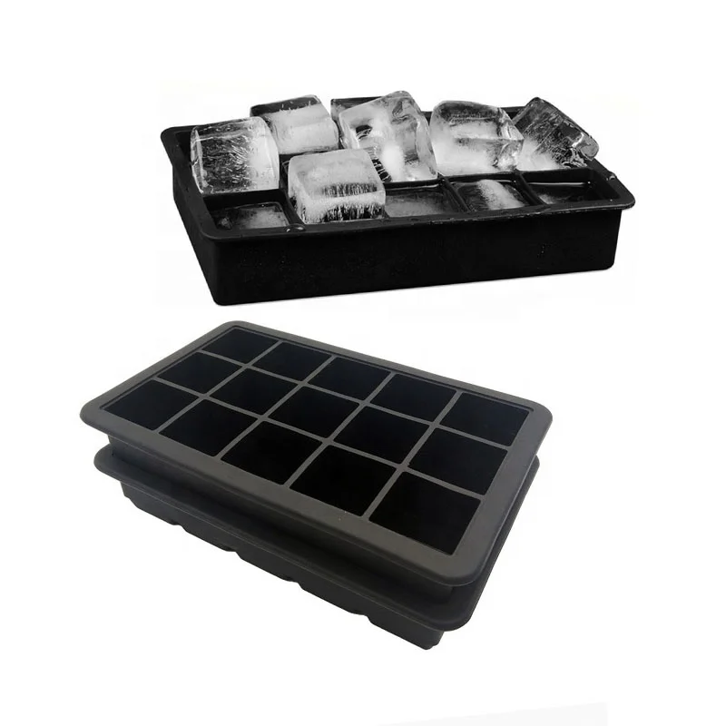 

15 Cavities Ice Cube Maker Mold Ice Cube Tray Ice Cream Molds Silicone