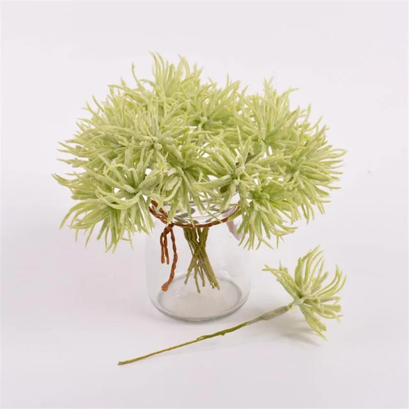 

Simulation plant Artificial plastic green plant bouquet for home decoration plant wall accessories