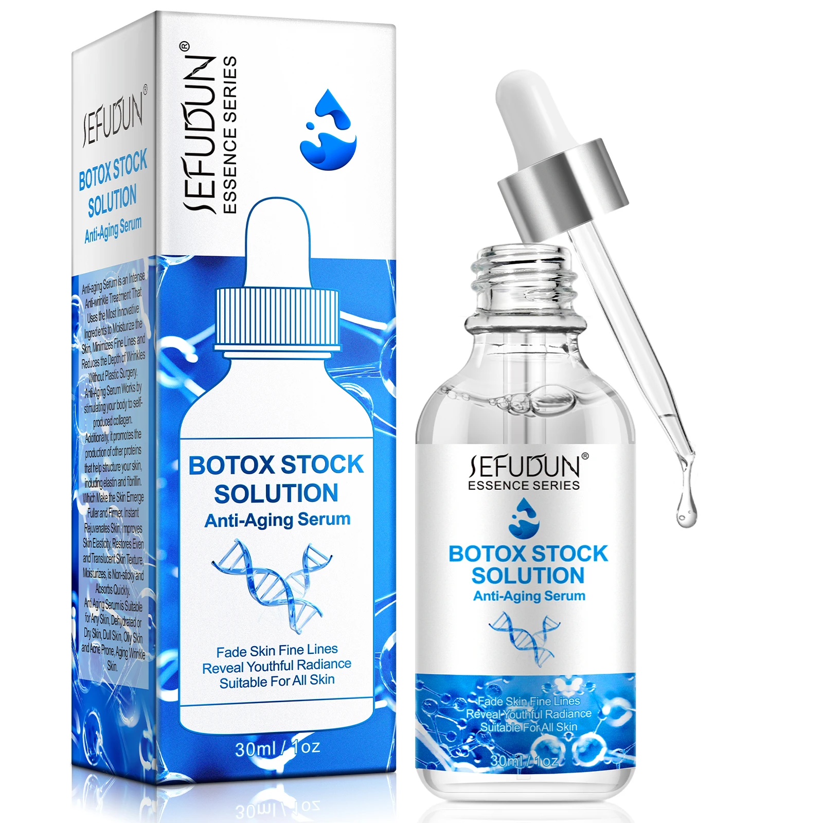 

Solution Lightens Skin Fine Lines Young Again Anti-Wrinkle Stock Solution Anti Aging Face Serum for Face Dark Spots