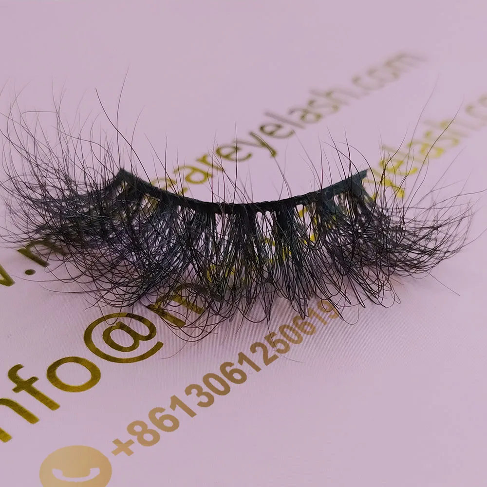 

High quality 3D 5D mink lashes private label, eyelash vendor customized packaging boxes wholesale, Black