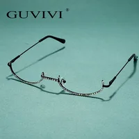 

GUVIVI unique sunglasses diamond sunglasses for women metal sunglasses women 2019