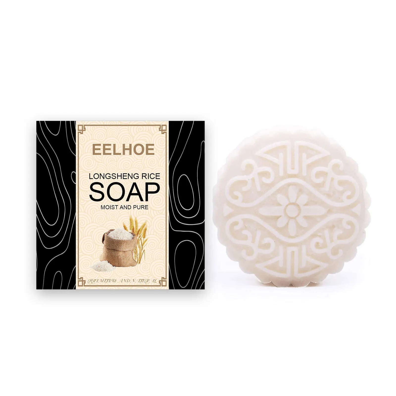 

Eelhoe Rice Water Hair Shampoo Soap Taomi Handmade soap Gentle Nourishing Clean Hair Scalp Shampoos Body Hair Care