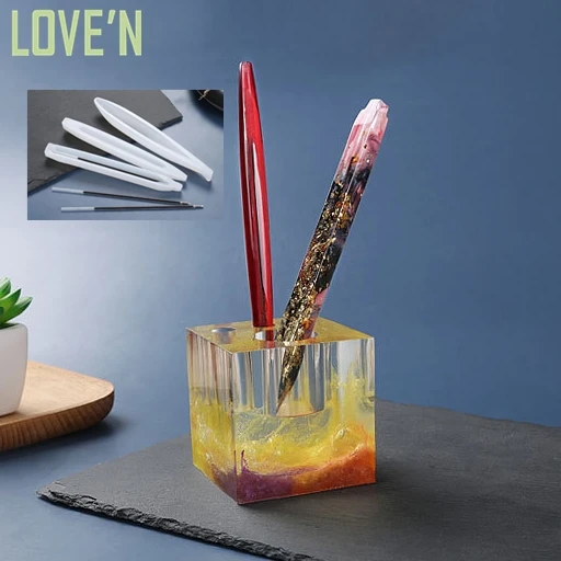 

LOVE'N LV0862P pen With refill silicone mold clear for diy handmade resin diy glitter items