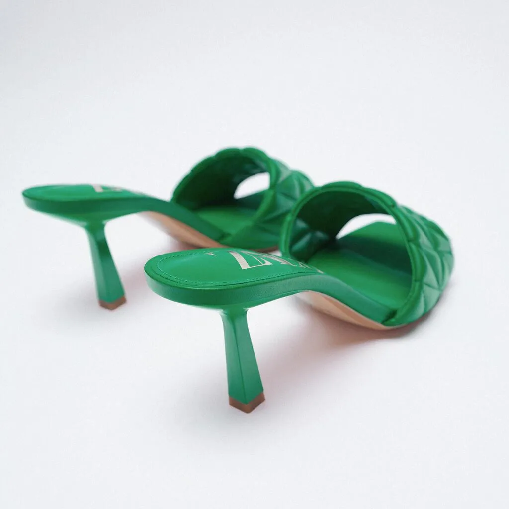 

Hot sales ladies high heel sandals square toe sandals thin high heel sandals