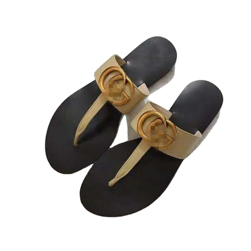

2021 spring/summer casual flip-flops with clipping feet