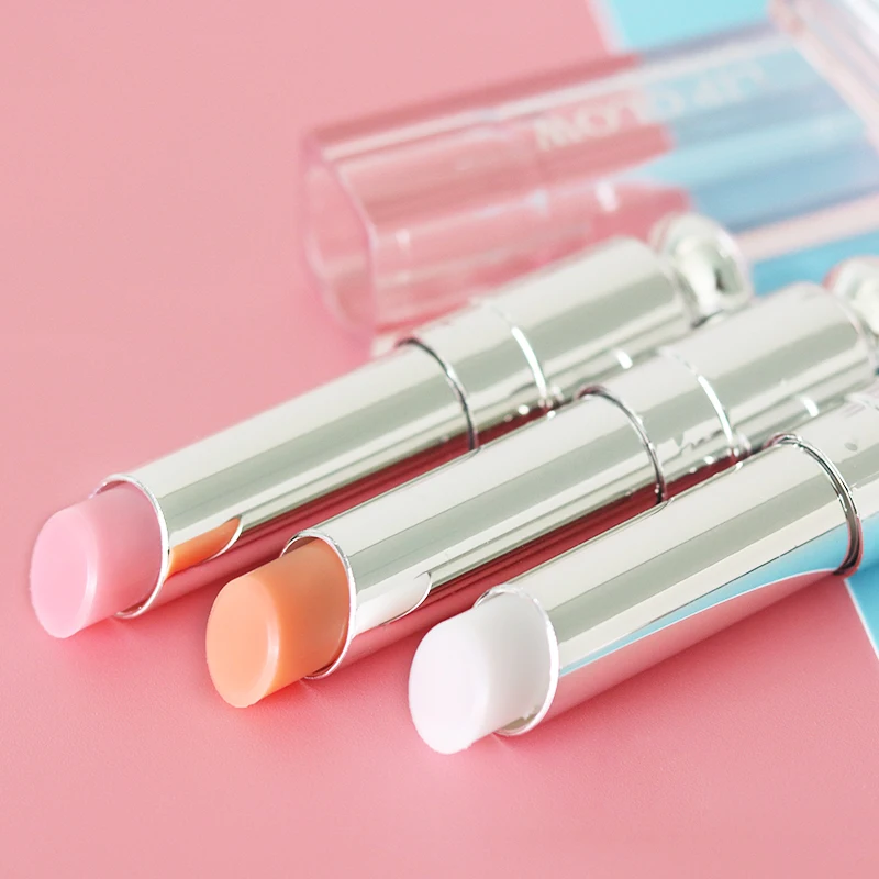 
Dropshipping custom lip balm lip pomade desalination cheilogramma Lip Balm Color change lipstick high quality beauty makeup tool  (1600102157074)