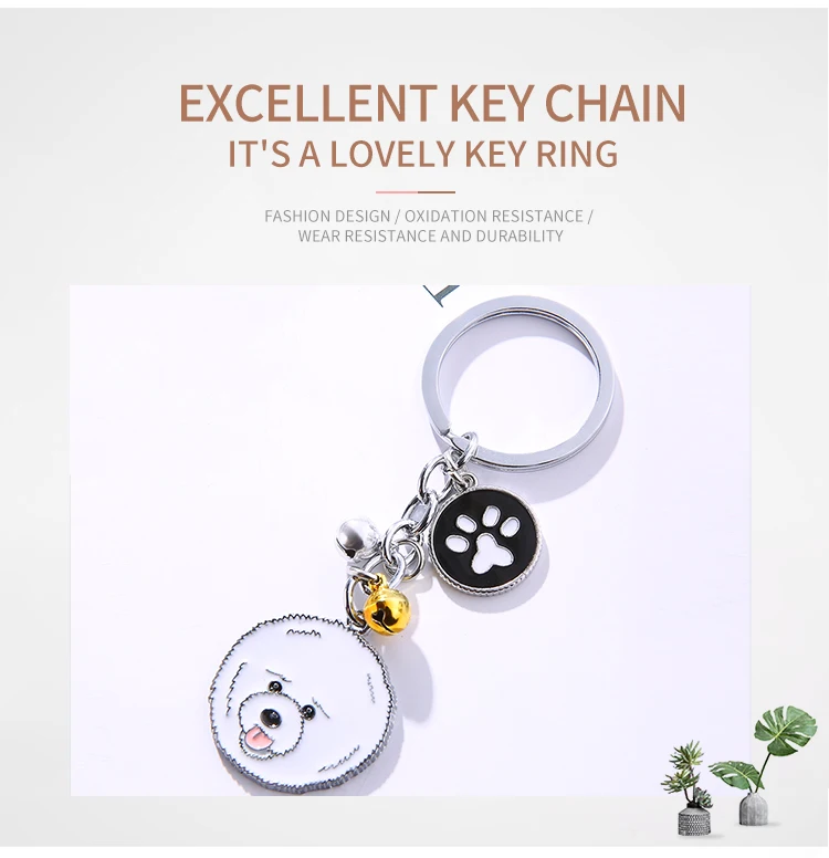 Details about   Car Metal Keychain Cute Animal Jewellery Fashion Long Chain Key Ring Gifts Mini 