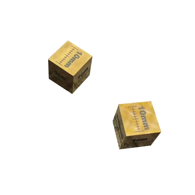 

Wholesale Custom Logo Pure Titanium Square Dice Decoration