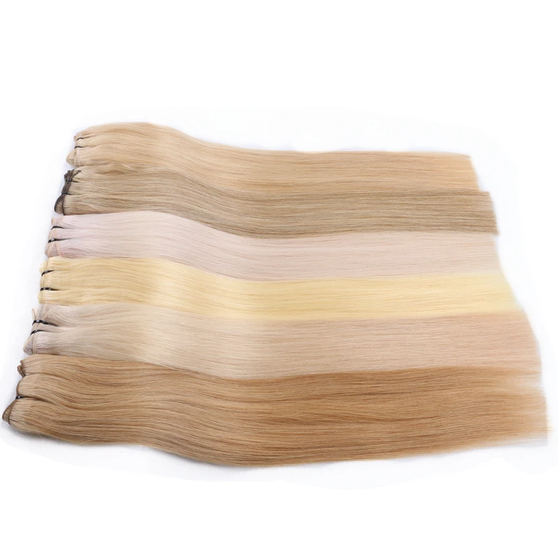 

Wholesale blonde russian Hair Extensions virgin remy cuticle aligned human hair bundle Weft weave, #1, #1b, #2, #4, #6, #8, #22, #99j ,#60, #m27/613