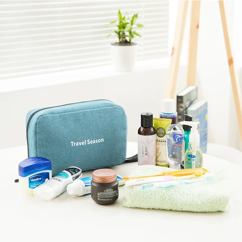 

Nylon Waterproof Hook Washing Bag large capacity Cosmetic Storage Bag Toiletry Pouch Travel Outdoor Home