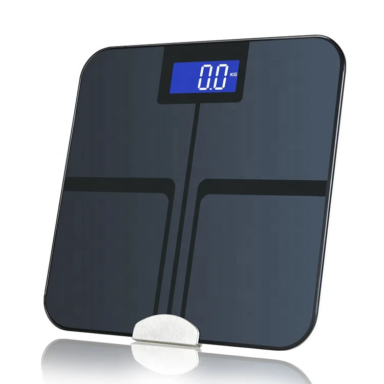 

2021 Body fat analyzer bathroom scale IOS Fitness App 180kg ITO Bluetooth Digital Body Fat Weighing smart Scales OEM, Black white