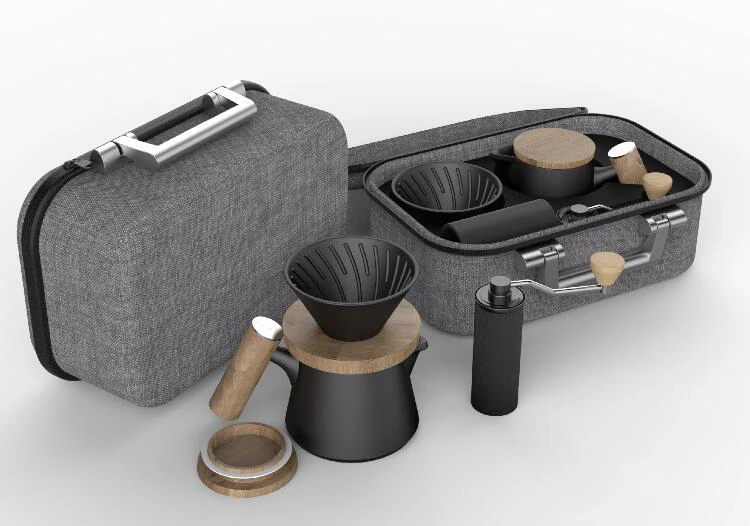 Dhpo Hand Drip Coffee Maker Grinder Gift Set /luxury Coffee Table Set