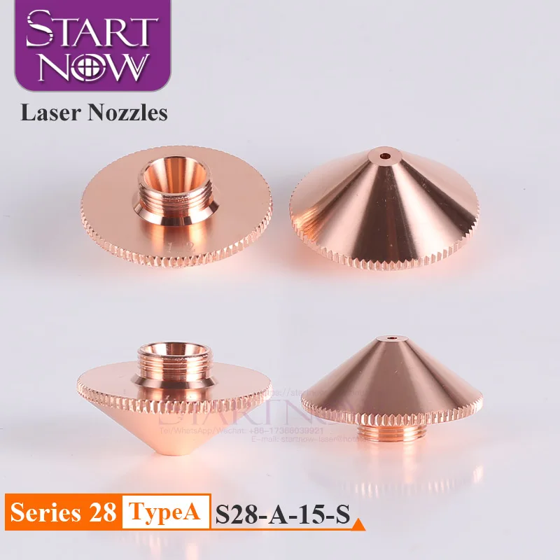 

Startnow S28-A HANS WSX Precitec 1064nm Fiber Cutting Machine Welding Head OEM Nozzle Hot Sale Single Layer 1.0mm Laser Nozzles