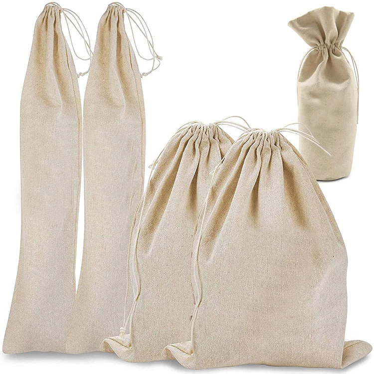 

Reusable Premium 100% Recyclable Homemade Bread Linen Bags for Food Storage