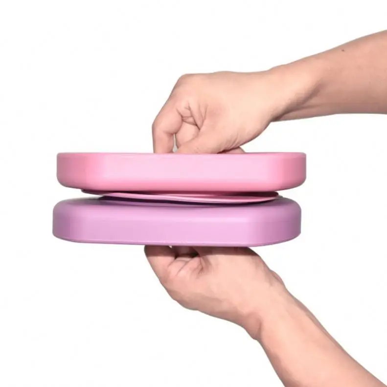 

Eco friendly BPA Free microwave silicone round shape bowl set for baby self-feeding anti-slip anti-break