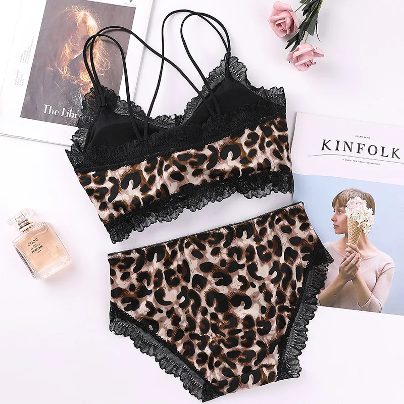 Oem Dropshipping Fashion Lingeries Animal Print Sexy Leopard Workout ...