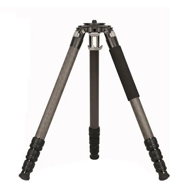 

Professional Heavy Duty Carbon Fiber Video Camera Tripod with 75mm Ball and Flat Base Adapter, Black