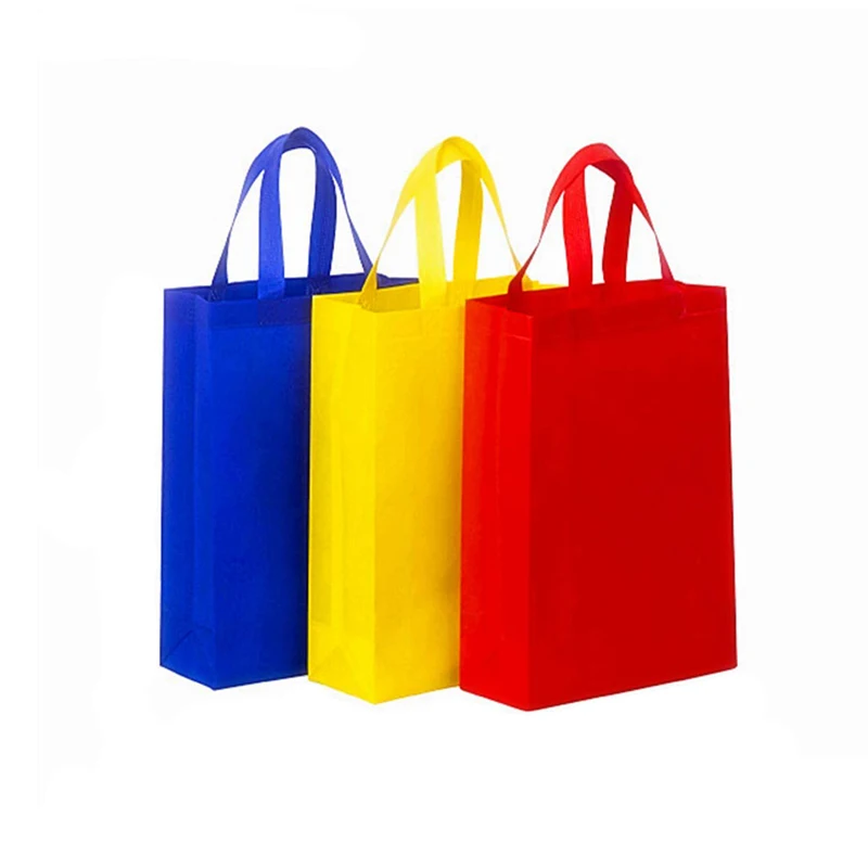 

In stock Promotional Color Non Woven Tote Shopping Bag, Customized color