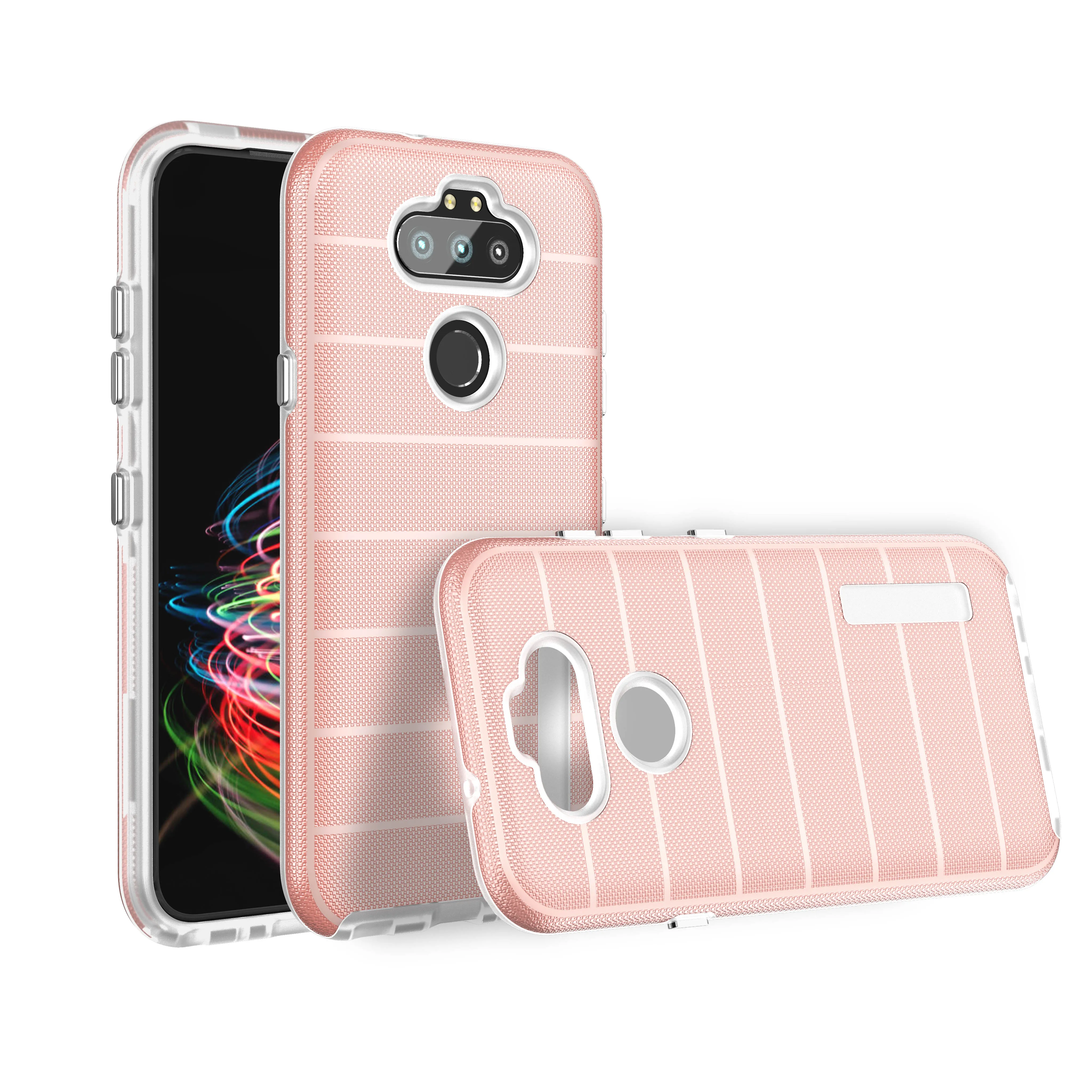 

Factory Wholesale TPU PC Bumper Mobile Phone Cover for LG Aristo 5 Case Drop Resistant Protective Back Cover for LG Aristo 5, Multi colors