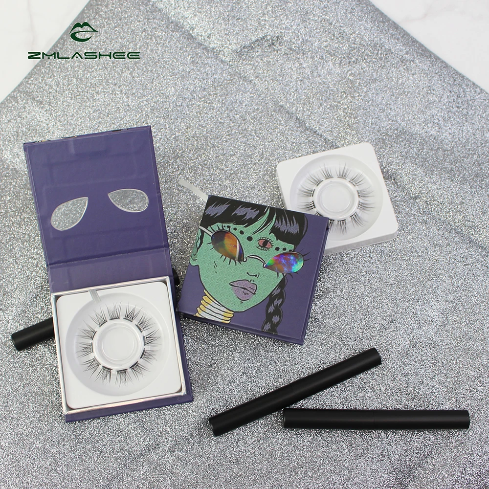

Hot Sale Segment Lashes Synthetic Pre Cut Eyelashes 5 Segments Free Sample
