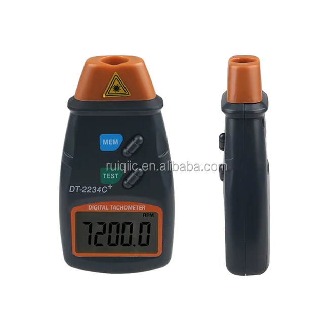 Dt2234c+ Digital Tachometer Engine Tachometer Noncontact Tach Tool Handheld Laser Photo