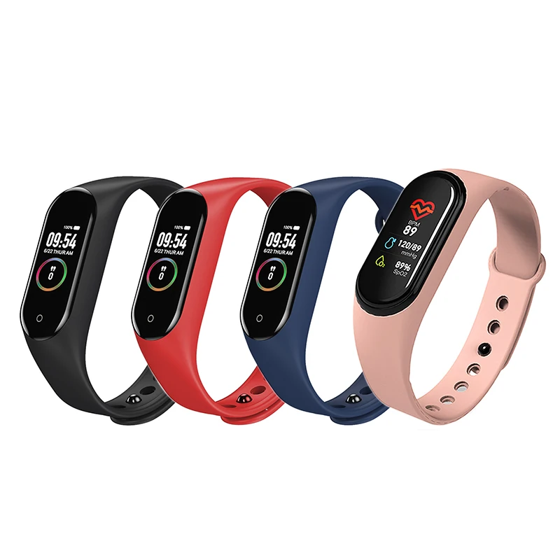 

Free shipping Skmei Blood Pressure Watch Android M4 M5 115plus 116plus Heart Rate Smart Bracelet Band Digital fitness watch, Black, blue, purple