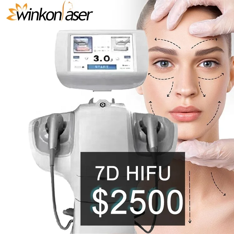 

Free Shipping 11 lines 7D hifu focused ultrasound machine smas hifu 7d face lifting loss weight machine price