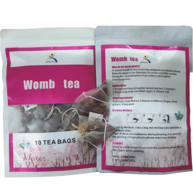 

Customized private label 100% Natural Warming Womb Herbal Detox Tea