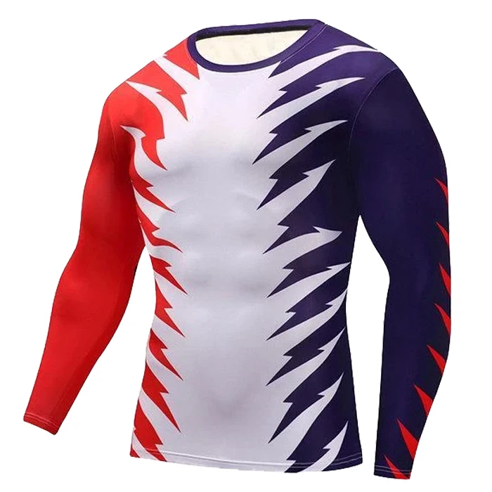 

Wholesale Ready To Ship Men Long Sleeve Shirt 3D Design Customized Printing Long Sleeve T Shirt For Printing, Customzied color