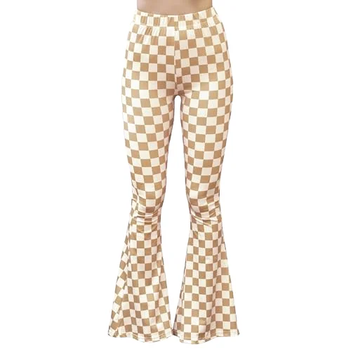High-Waisted喇叭裤型弹力Yoga Pants