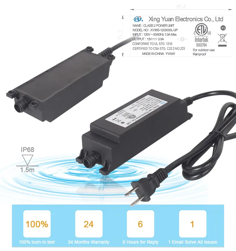 Details about   AC/DC Adapter Plug 36W Single Output Power Supply 12V 3A 5.5x2.1mm for Desktop 