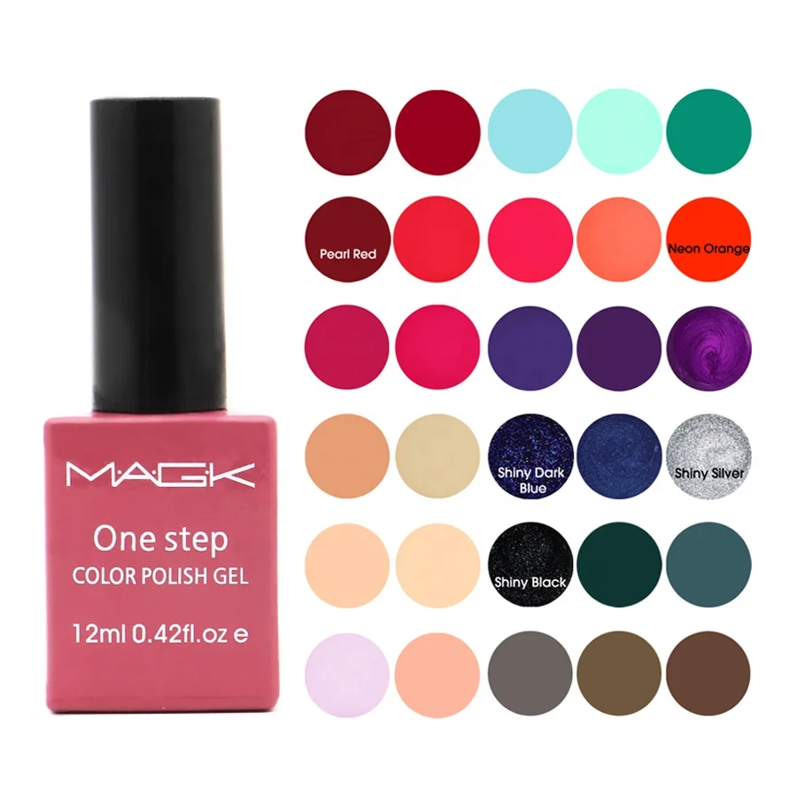 

RTS MAGK ONE STEP No.023 Christmas sale wholesale cheap long lasting bright nail gel polish non toxic uv gel nail polish., 96 colors