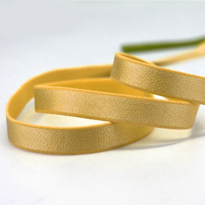 

bra lingerie strap fancy silicone elastic webbing ribbon for bikini underwear bra 8mm, White ,black and custom pantone colors