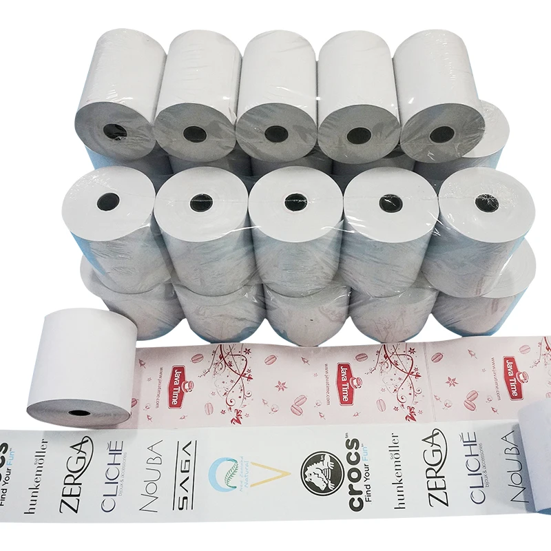 Customized Printing 80x80mm  57x40mm  Cash Register Roll Paper