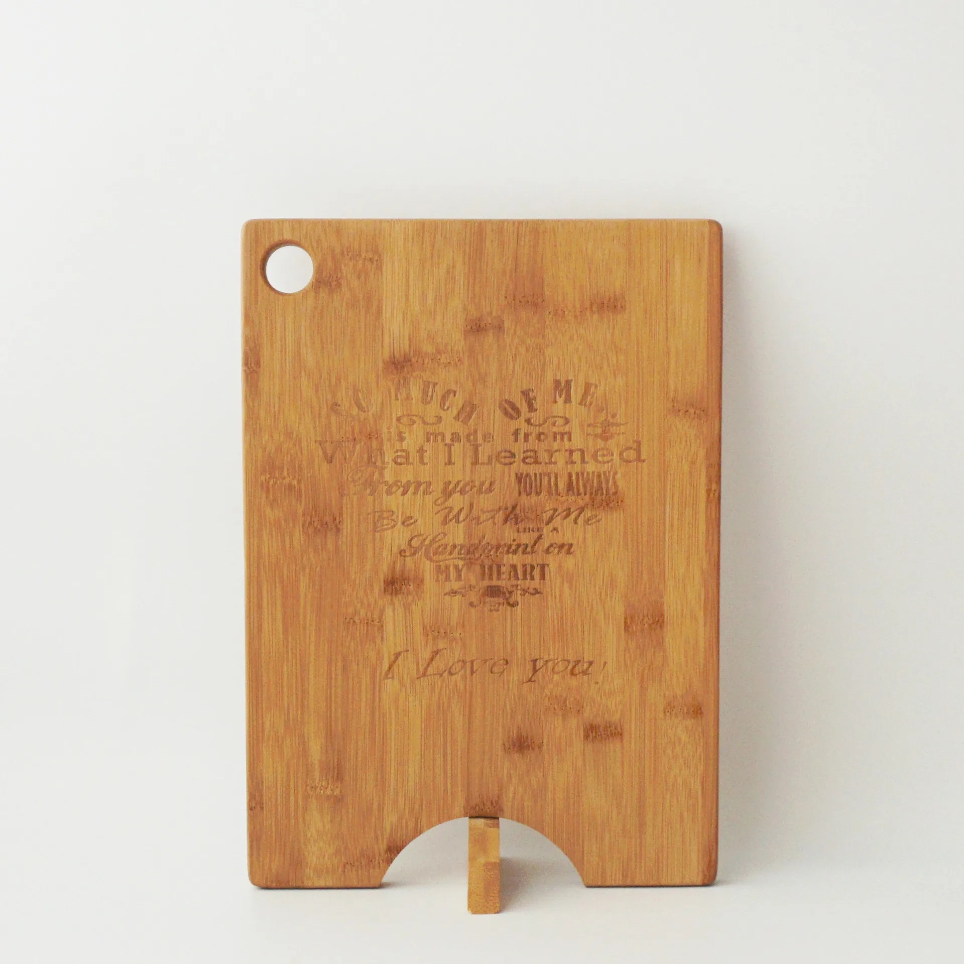 

Bamboo rectangular vertical chopping board cutting board large thick solid wood