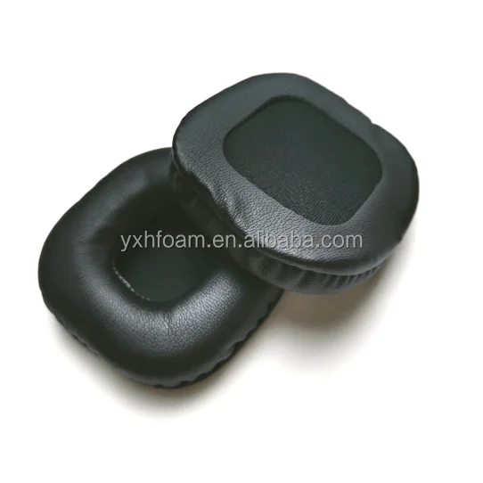 

Free Shipping 70mm Customized Headphone Ear Pads Cushion for Headsets with High Quality Protein Leather and Memory foam, Black