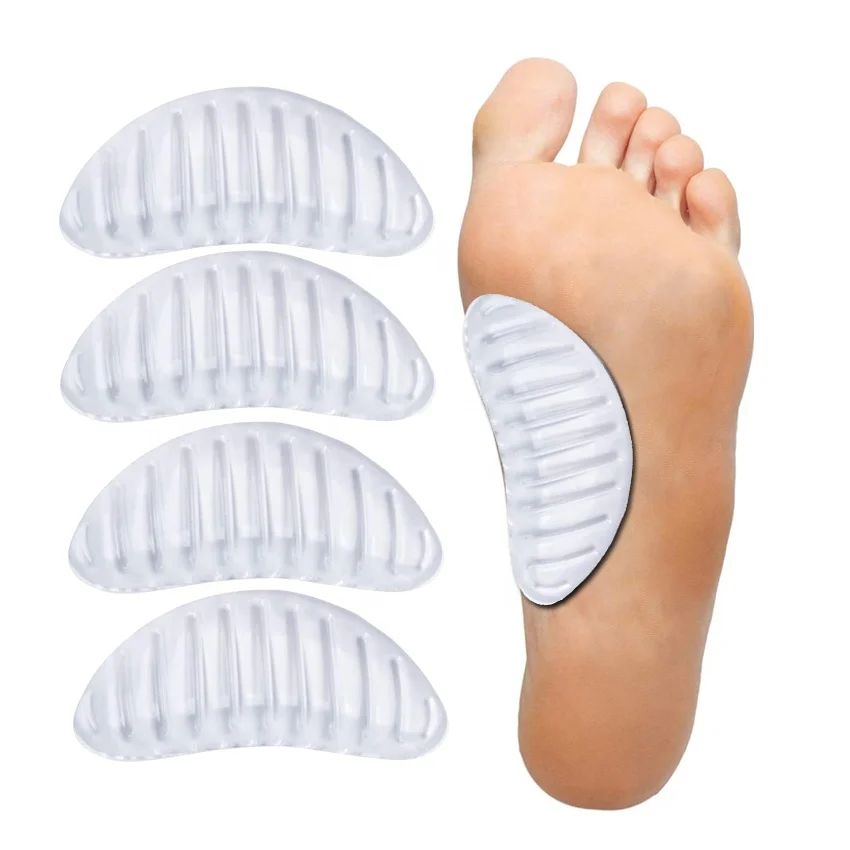 

Insole Orthotic Professional Arch Support Insole Flat Foot Flatfoot Corrector Shoe Cushion Insert Silicone Gel Orthopedic Pads, Transparent/custom colors