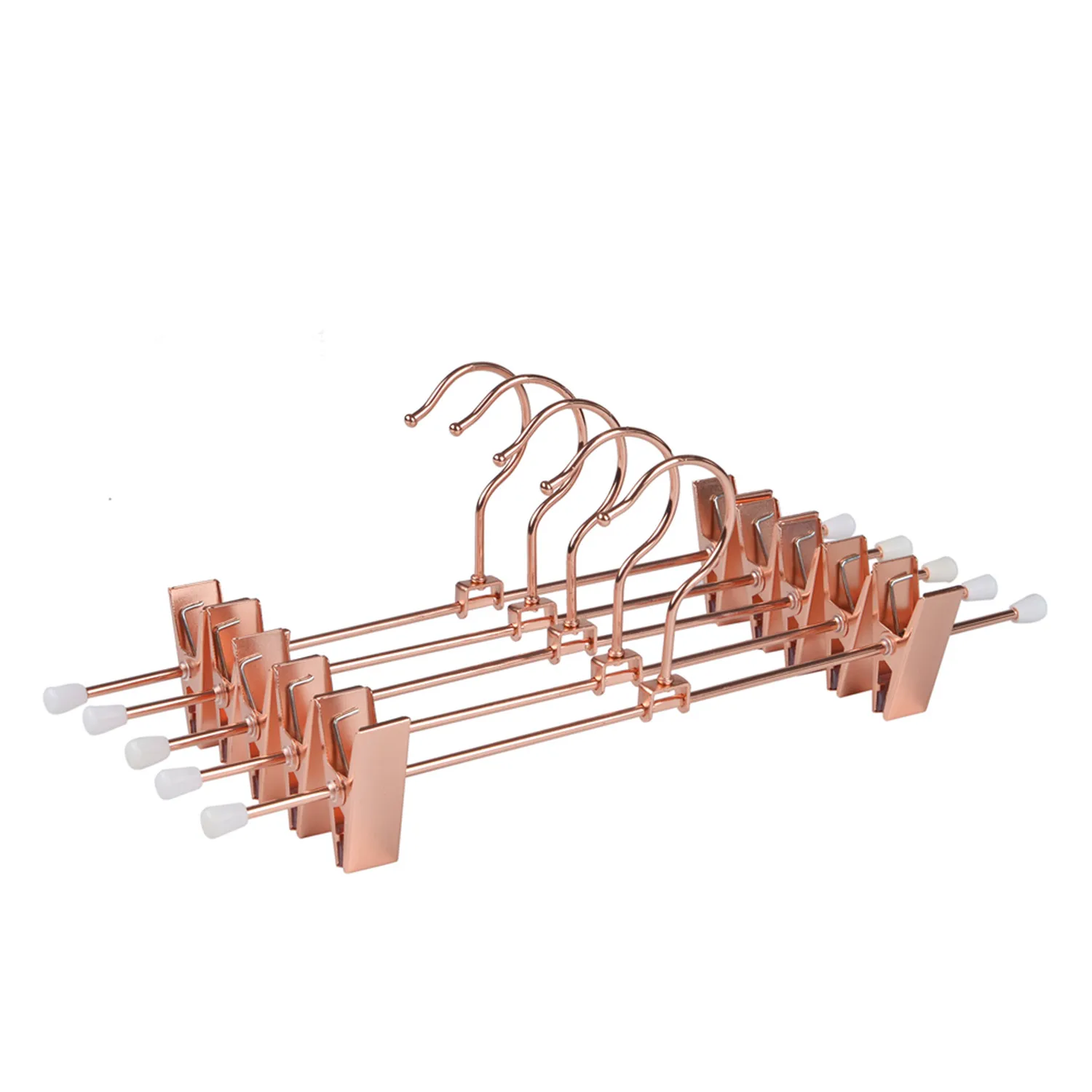 Fashion Metal Rose Gold Trousers Hangers Skirts Hanger For Slacks Pants